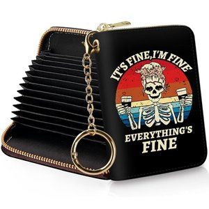 Skull Credit Card Holder RFID Wallet